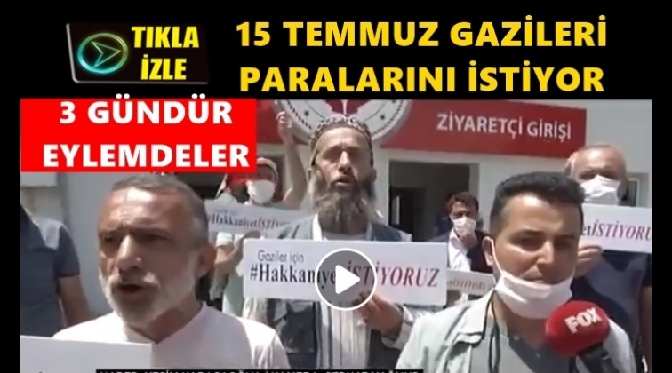 15 Temmuz gazilerinden eylem!