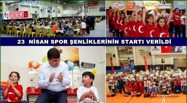 23 Nisan spor şenlikleri start aldı