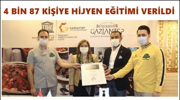 4 bin 87 kişiye hijyen eğitimi verildi