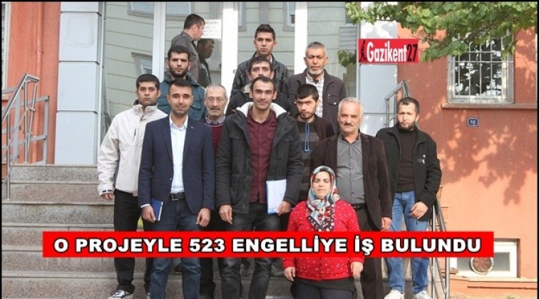 523 engelli işe yerleşti