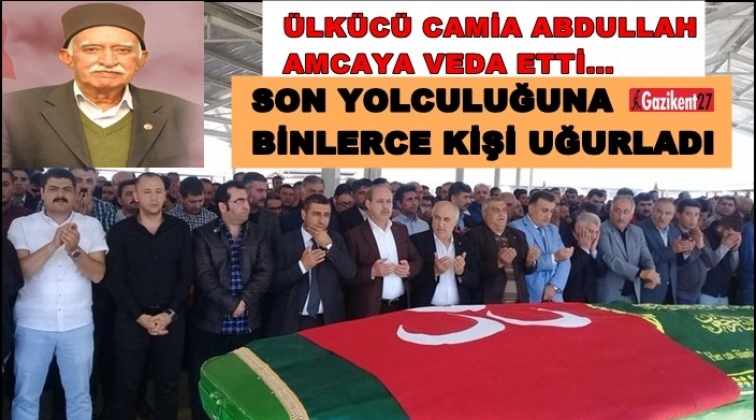 Abdullah amcaya hüzünlü veda...