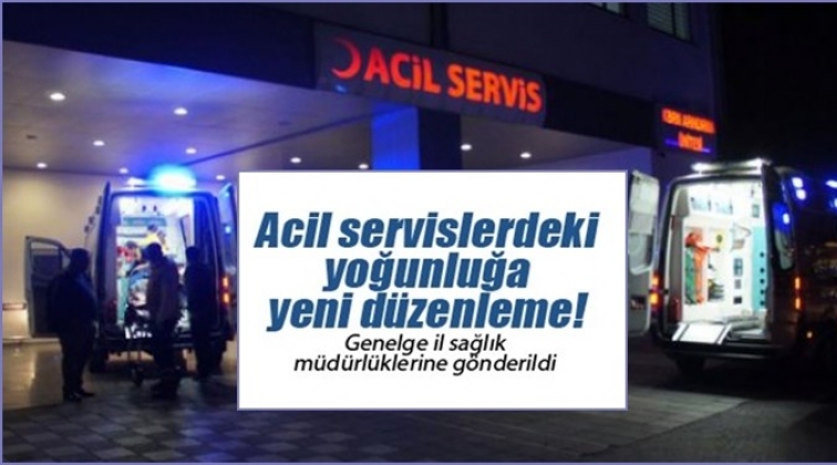 Acil servislerle ilgili yeni düzenleme