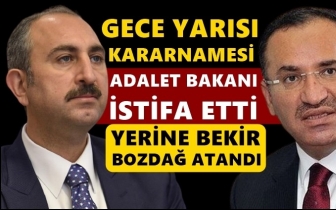 Adalet Bakanı Abdulhamit Gül affını istedi!