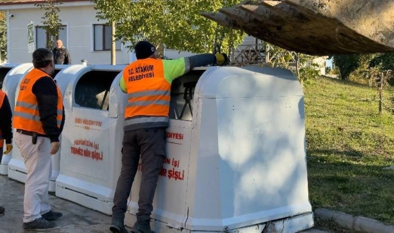 Atakum Belediyesi'nin çevre dostu çalışmalarına Şişli Belediyesi’nden destek geldi