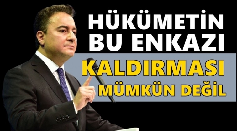 Babacan: Ortada büyük bir yangın var...