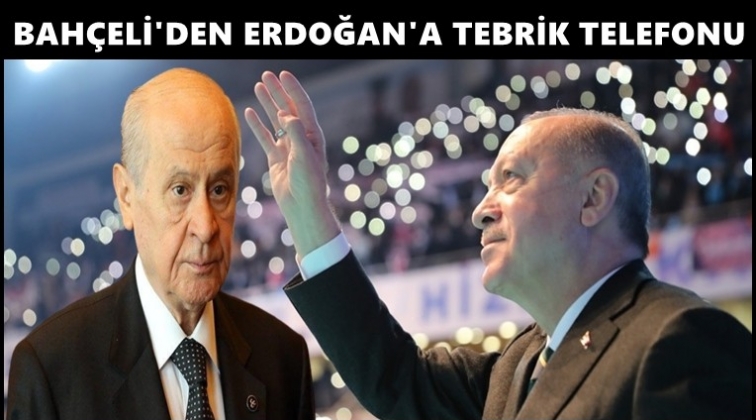 Bahçeli'den Erdoğan'a tebrik...