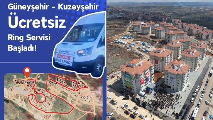 Büyükşehir'den Güneyşehir ve Kuzeyşehir’e ring seferi