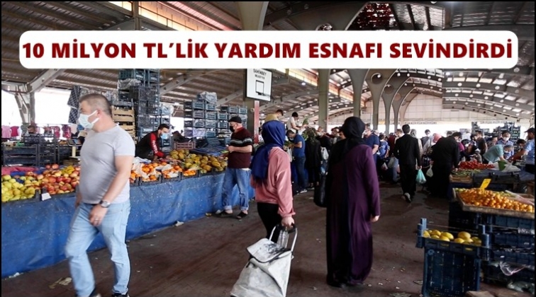 Büyükşehir'den esnafa 10 milyon yardım...