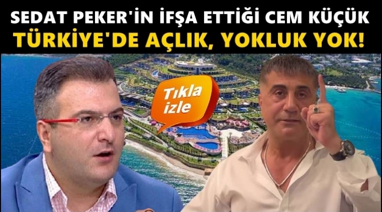 Cem Küçük: Türkiye'de açlık, yokluk yok!