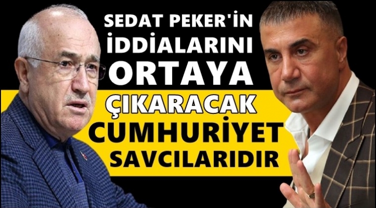 Cemil Çiçek'ten bir Sedat Peker açıklaması daha...