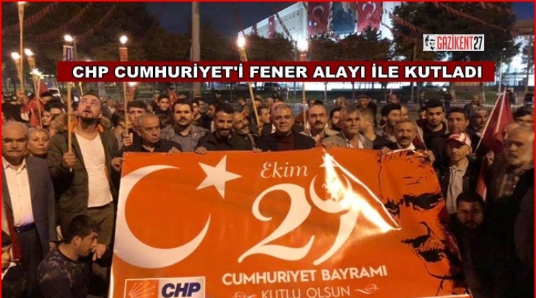 CHP Gaziantep'te fener alayı düzenledi