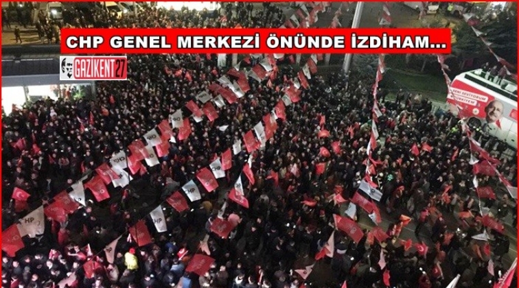 CHP Genel Merkezi'nde tarihi saatler...