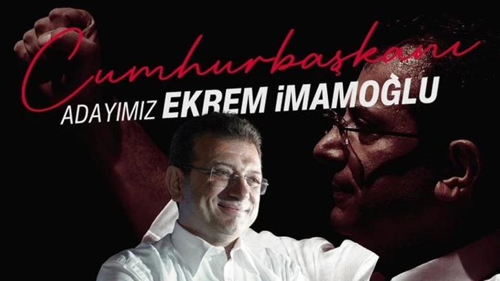 CHP'nin Cumhurbaşkanı Adayı resmen Ekrem İmamoğlu...