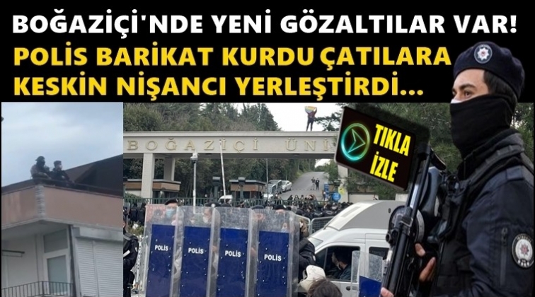 Çok sayıda Boğaziçi öğrencisi gözaltına alındı...