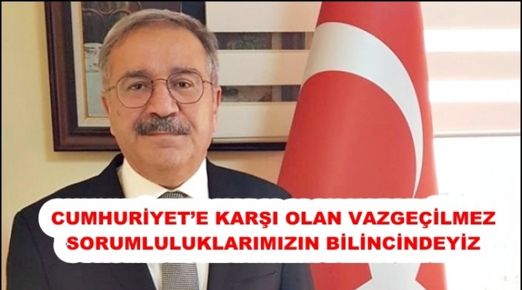 Demir'den Cumhuriyet Bayramı mesajı