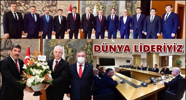 Dünya makine halısı üretiminde lideriz...