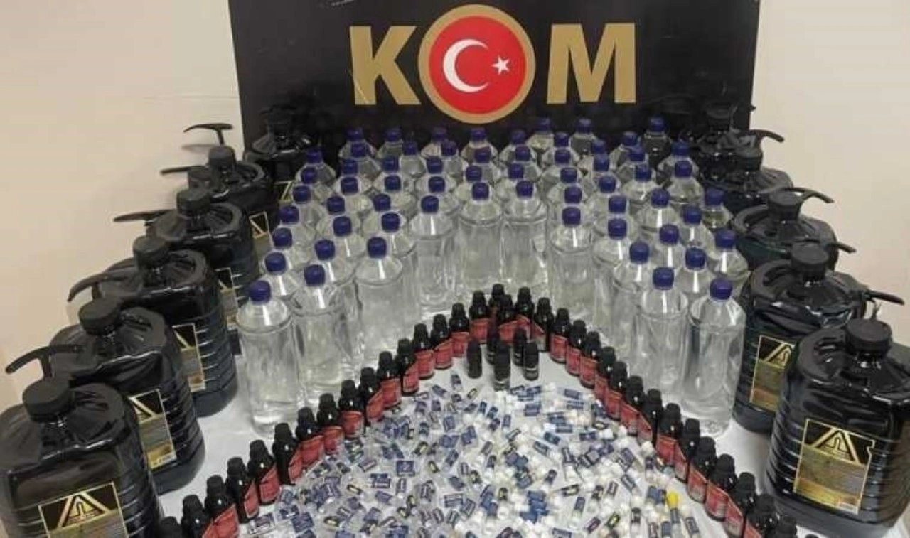 Düzce’de 117 litre etil alkol ele geçirildi