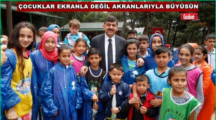 'Ekranla Değil, Akranla Büyüsün Çocuklar' projesi