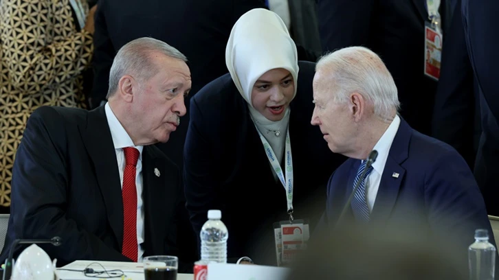 Erdoğan, 'G7 Liderler Zirvesi'nde Biden ile görüştü