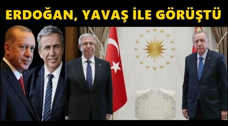 Erdoğan, Yavaş'ı kabul etti...