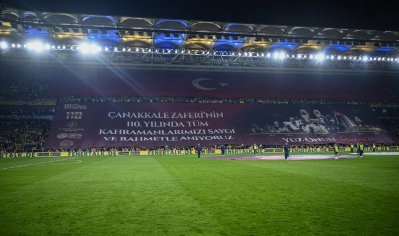 Fenerbahçeliler Çanakkale Zaferi'ni unutmadı!