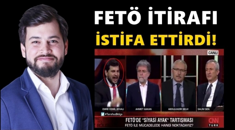 Fetö itirafı istifa getirdi!