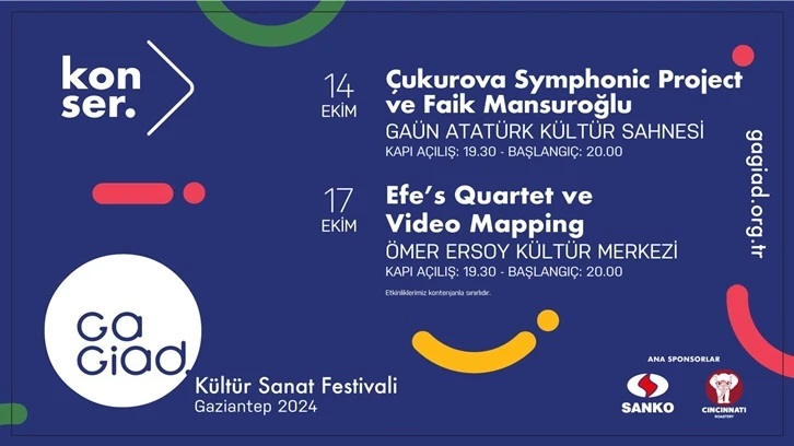 “GAGİAD Kültür Sanat Festivali 2024” için geri sayım başladı!