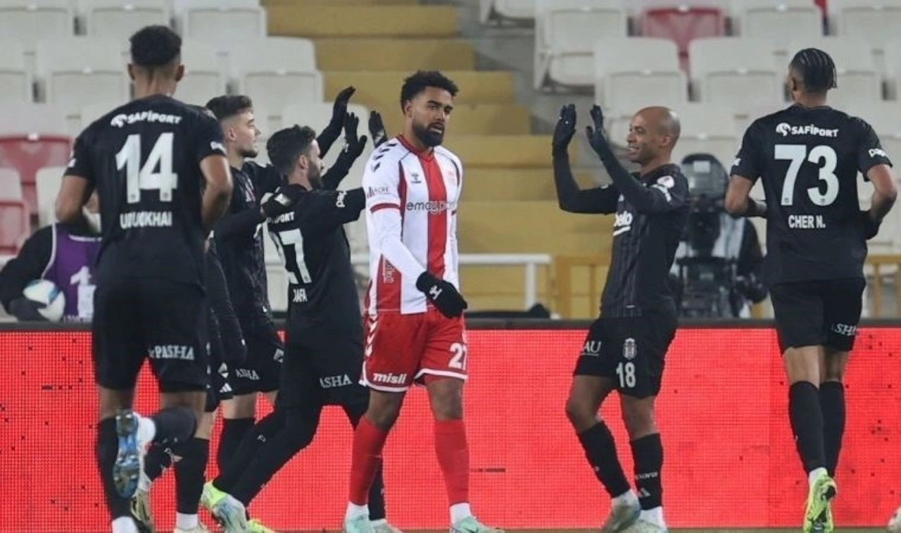 Galibiyet hasreti kupada son buldu! Beşiktaş deplasmanda Sivasspor'u tek golle geçti!