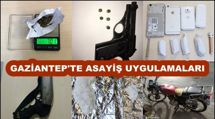 Gaziantep'te 77 aranan şahıs yakalandı