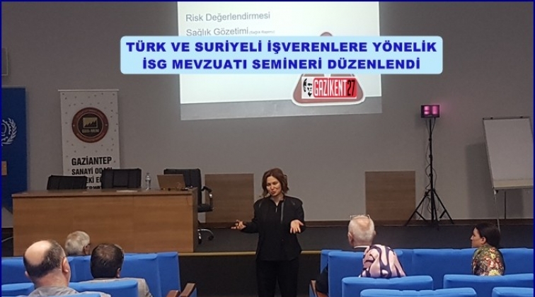 GSO'da işverenler için 'İSG Mevzuatı' seminerleri