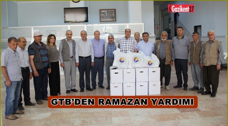 GTB'den 700 aileye gıda yardımı