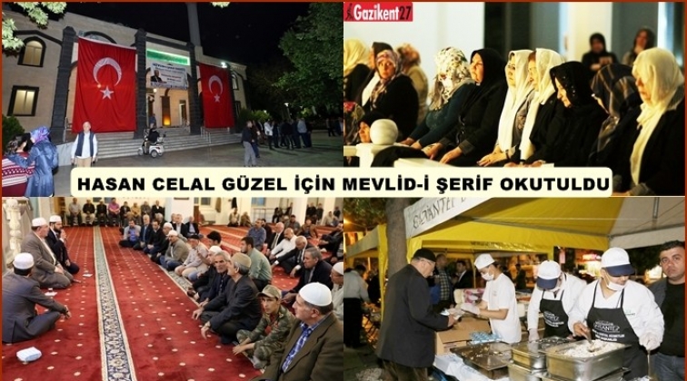 Hasan Celal Güzel için Mevlid-i Şerif