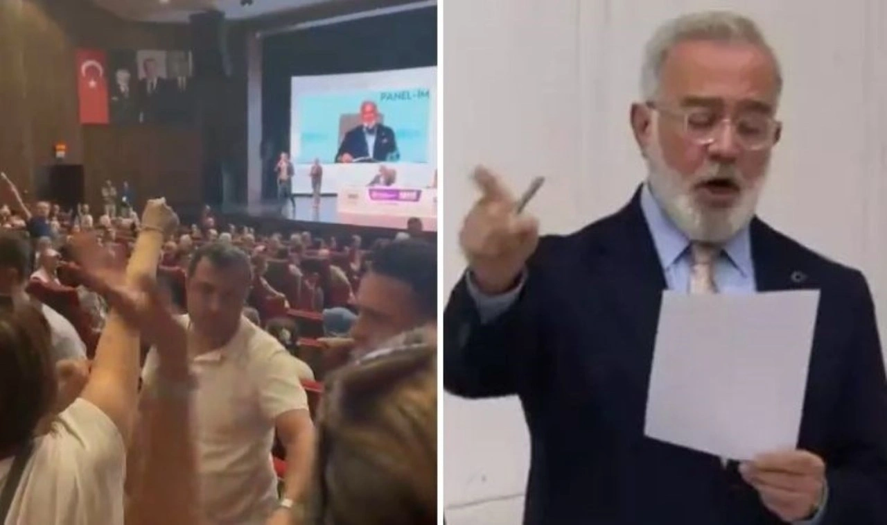 Hayvanseverler AKP'li Bahadır Yenişehirlioğlu'nu protesto etti