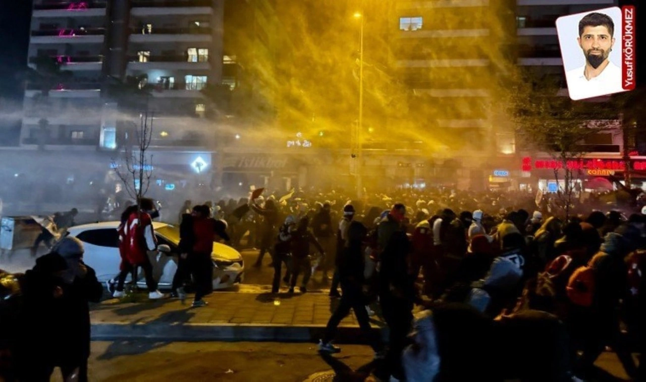 'İmamoğlu' eylemleri devam ediyor: İzmir'de polis müdahalesi