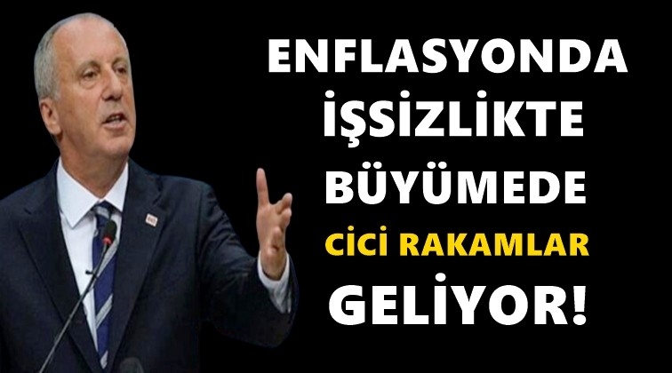 İnce’den 'TÜİK’ göndermesi...