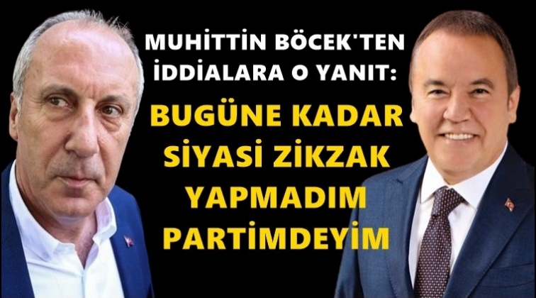 'İnce'nin partisine katılacak' iddiasına yanıt