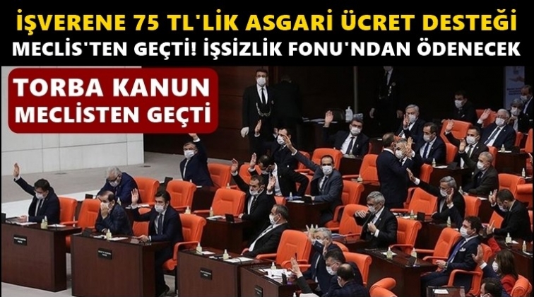 İşverenlere aylık 75 TL'lik ücret desteği...