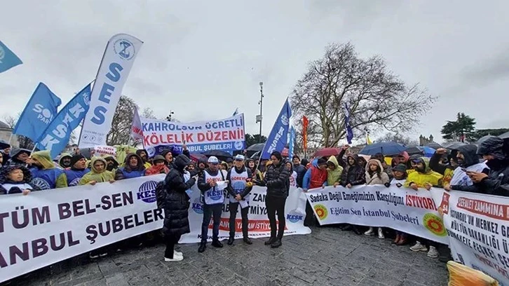 Kamu çalışanlarından 'sefalet ücreti' eylemi: Genel grev uyarısı!