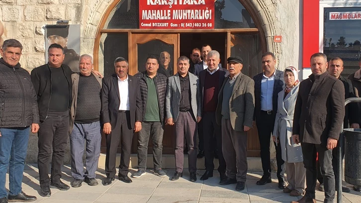 Karkamış Belediye Başkanı Güzel’den muhtar ziyaretleri