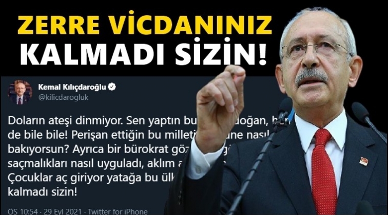 Kılıçdaroğlu: Sen yaptın bunları Erdoğan...