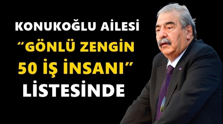 Konukoğlu Ailesi 11’inci sırada yer aldı...