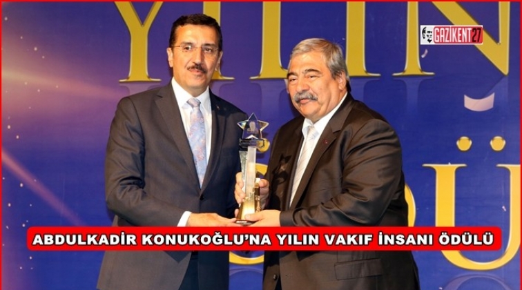 Konukoğlu’na, 'Yılın Vakıf İnsanı' ödülü