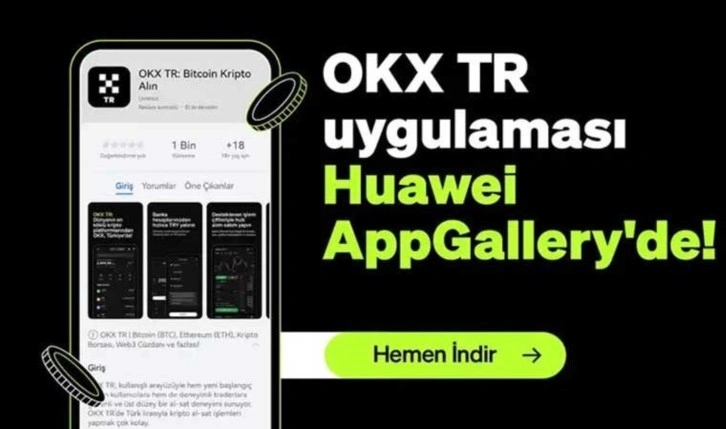 Kripto borsasının yerel mobil uygulaması, Huawei AppGallery’de yayına alındı