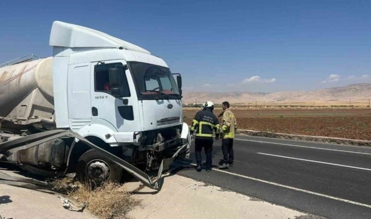 Mardin’de beton mikseri kaza yaptı