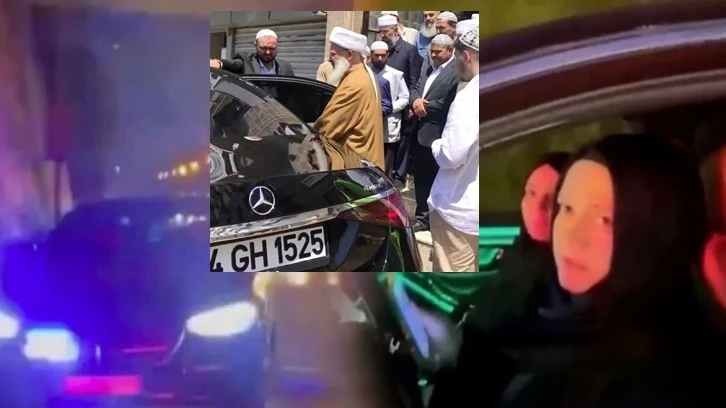 Menzil Şeyhinin çakarlı aracıyla İstanbul'u birbirine kattılar!
