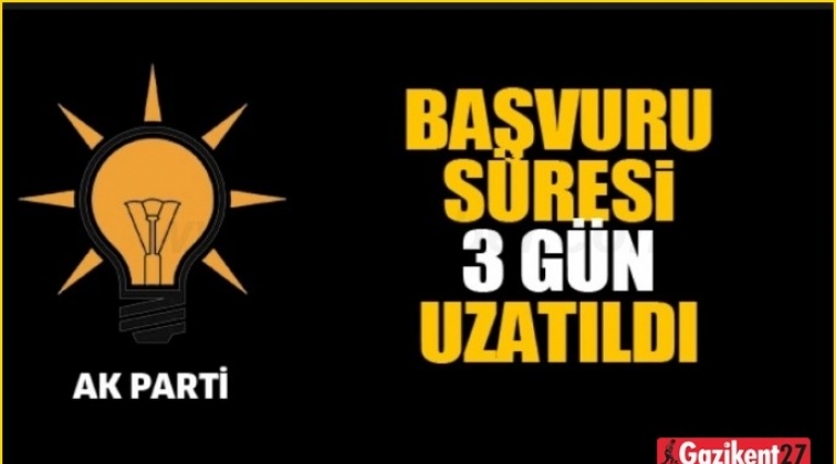 Milletvekili aday adaylık başvuru süresi uzatıldı