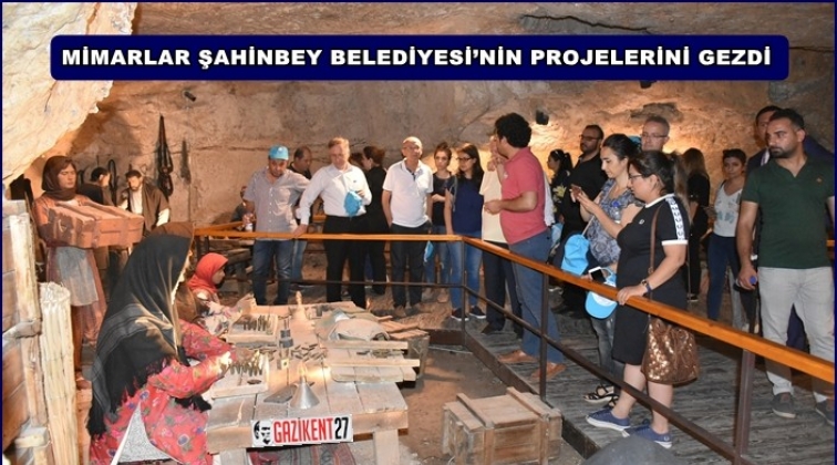 Mimarlar Şahinbey'i gezdi