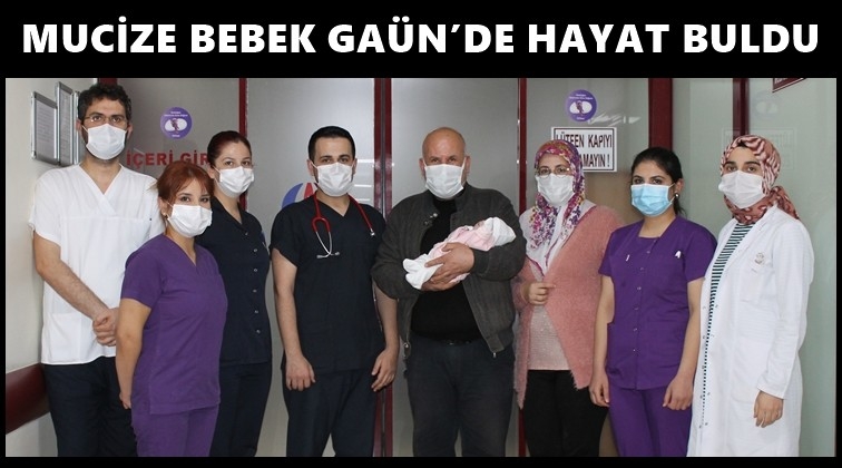 Mucize Bebek GAÜN’de hayat buldu