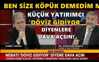 Nebati: Zarar eden yatırımcı, yanıltana dava açsın!