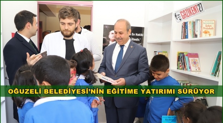 Oğuzeli Belediyesi kütüphane açtı